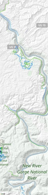 New River Bike Trail Map New River Gorge Trails Mountain Biking Trails | Trailforks