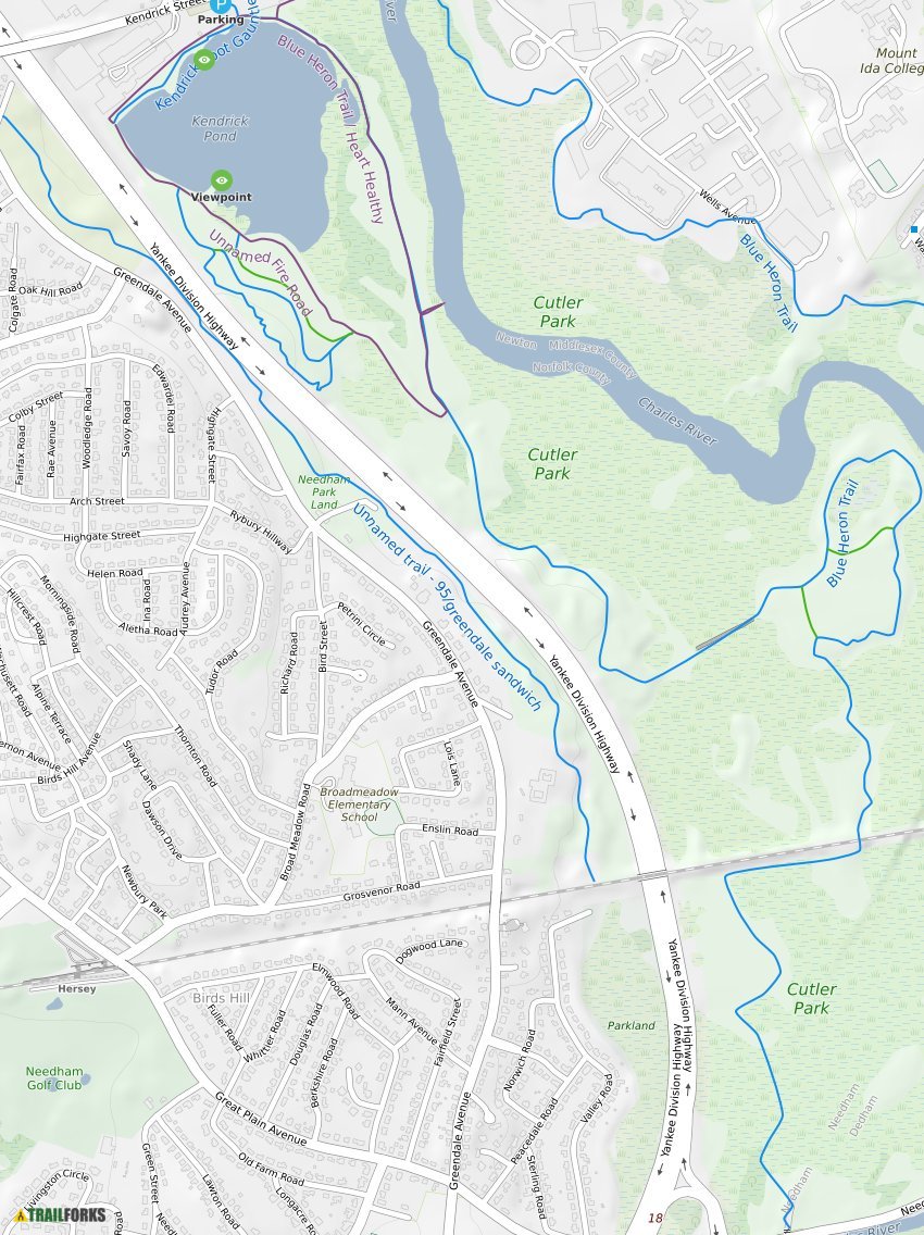 Newton, Massachusetts Mountain Biking Trails Trailforks