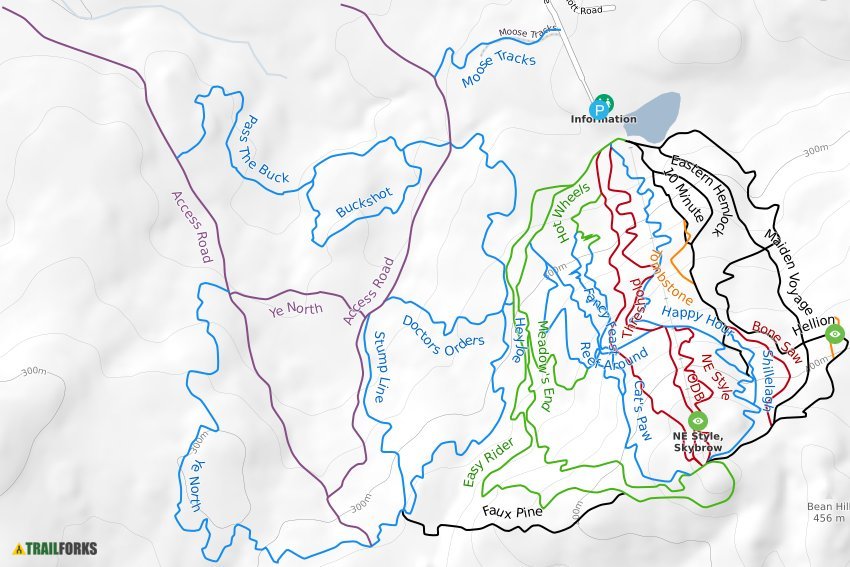 Northfield Mountain Trail Map Northfield, New Hampshire Mountain Biking Trails | Trailforks