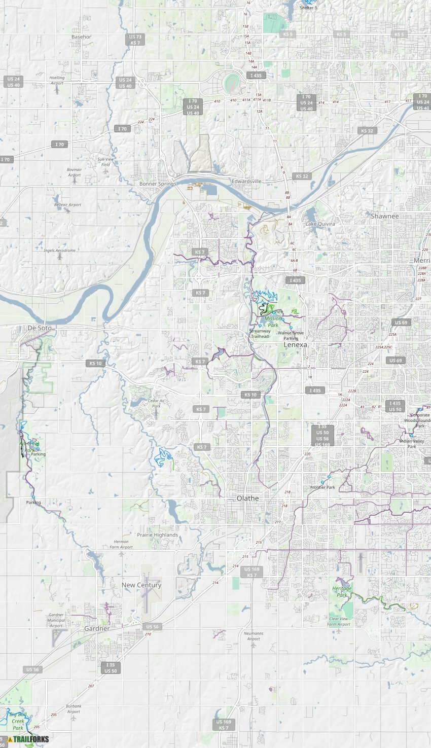 Olathe, Kansas Mountain Biking Trails Trailforks