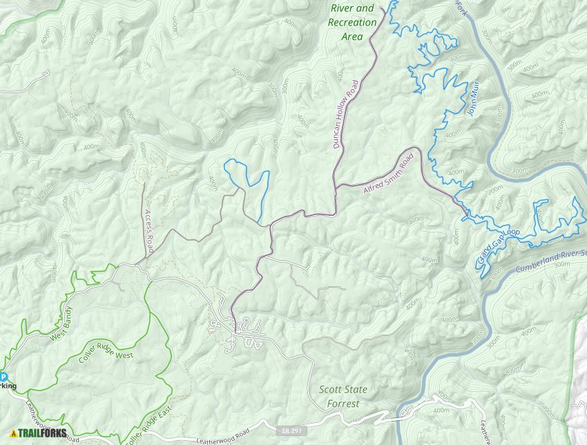 Oneida, Tennessee Mountain Biking Trails Trailforks