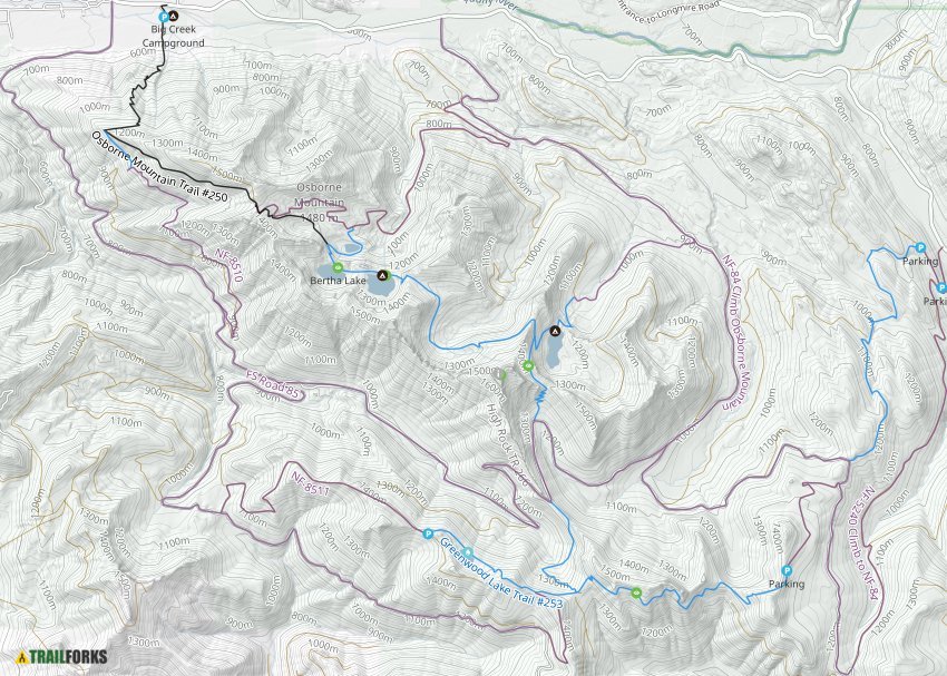 Osborne Mountain Biking Trails Trailforks