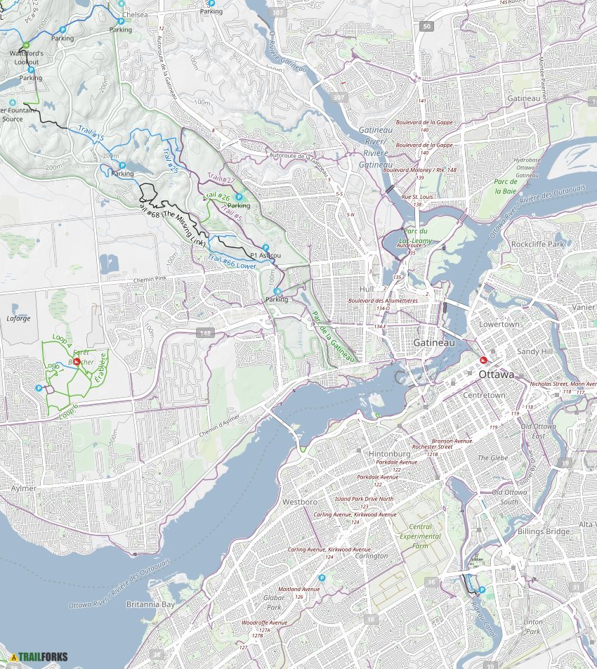 Ottawa Trail Map 