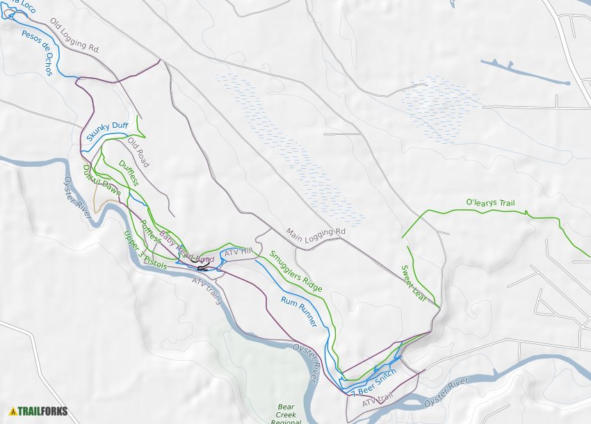 Oyster River Mountain Biking Trails Trailforks