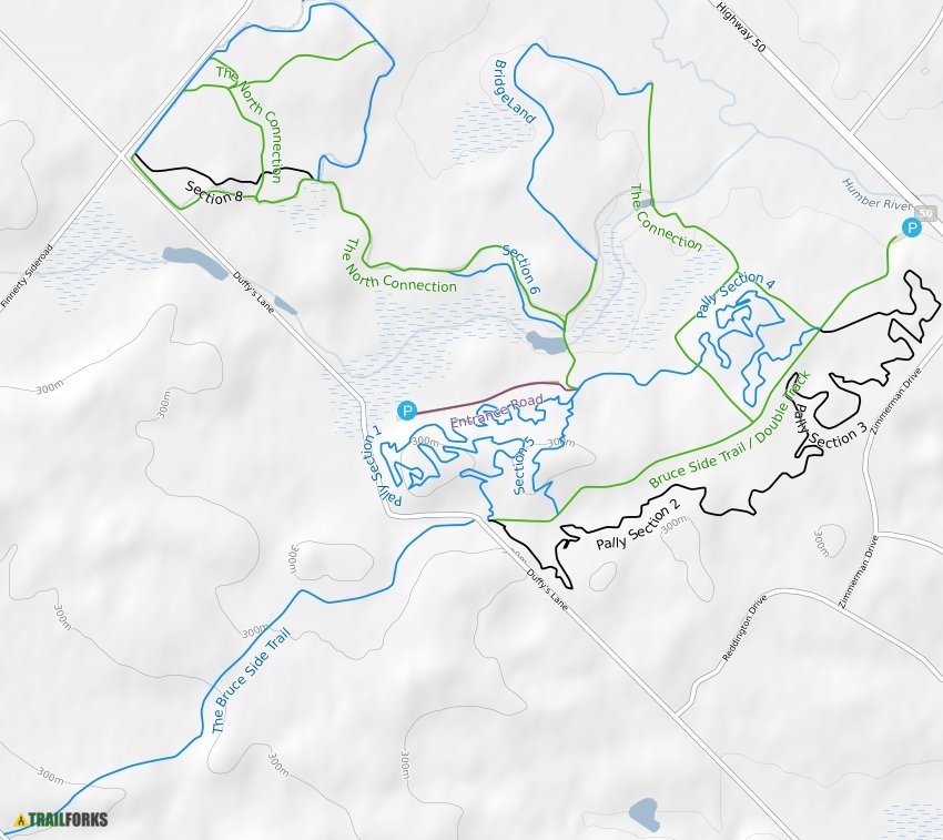 Palgrave Conservation Area Mountain Biking Trails Trailforks