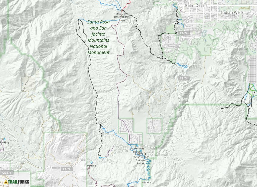 Palm Desert, California Mountain Biking Trails | Trailforks