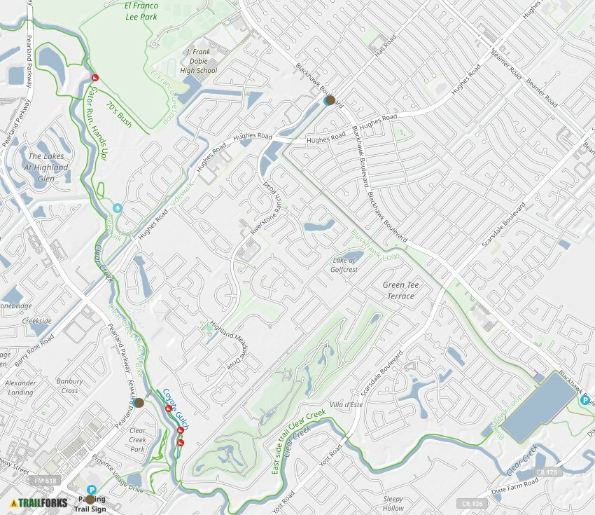Pearland, Texas Mountain Biking Trails Trailforks