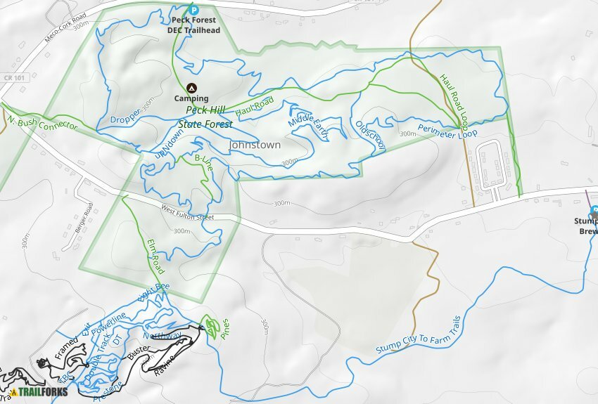 Peck Hill State Forest Mountain Biking Trails Trailforks
