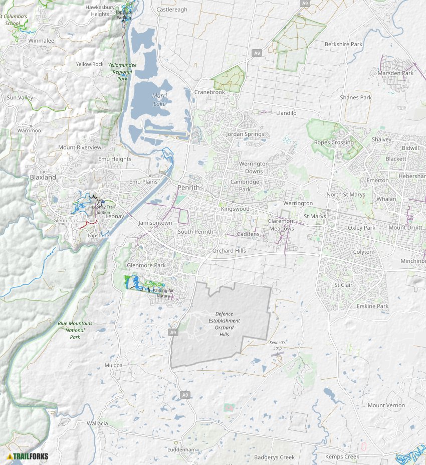 Penrith, Australia Mountain Biking Trails Trailforks