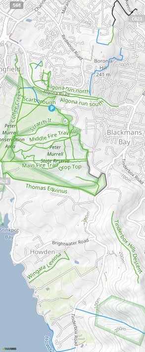 Mount Peter Trail Map Peter Murrell Conservation Area Mountain Biking Trails | Trailforks