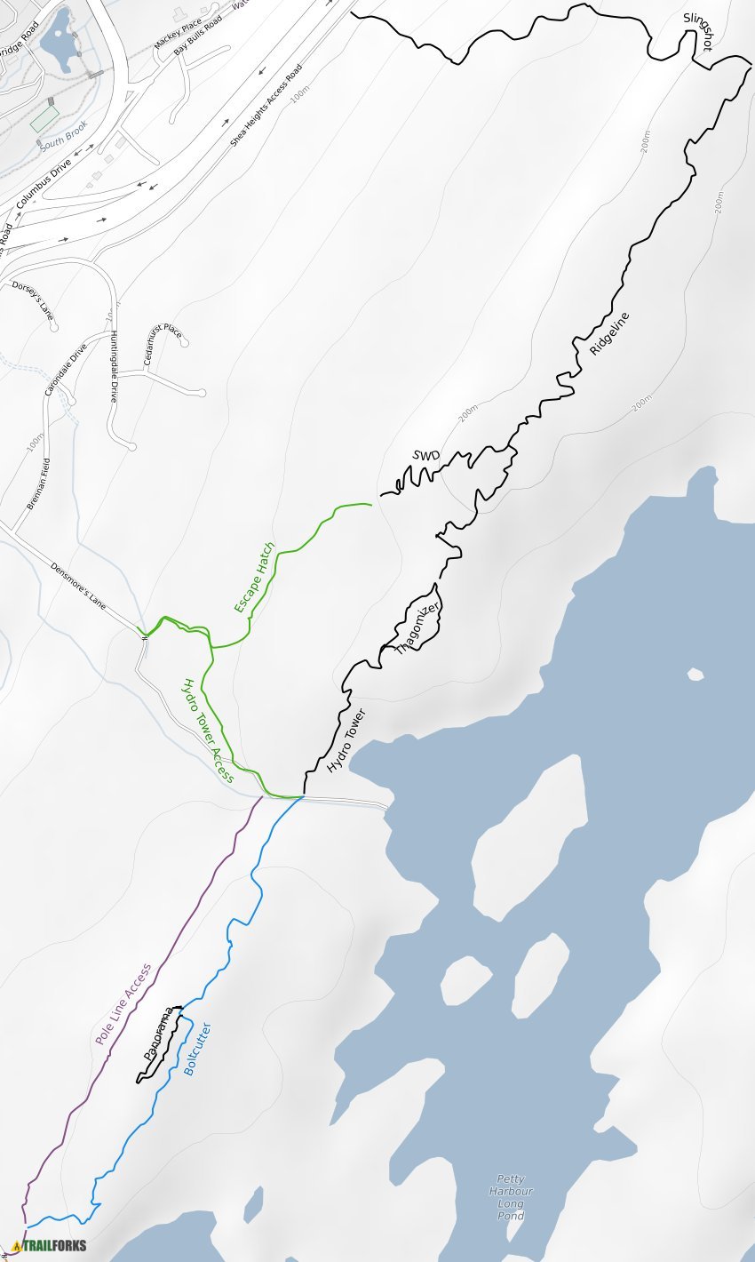 Petty Harbour Long Pond, St. John's Mountain Bike Trails Trailforks