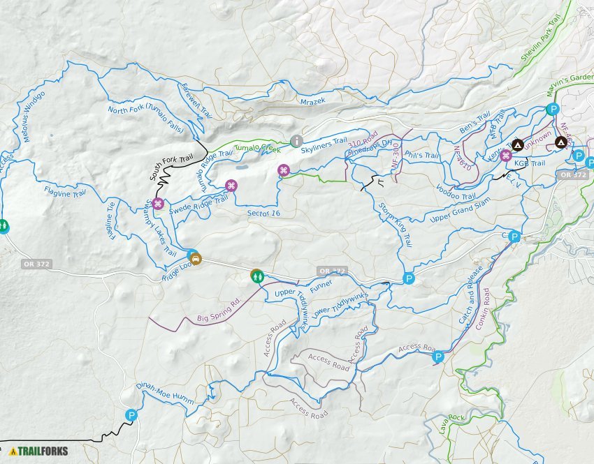 Deschutes River Trail Map Pdf Phil's, Bend Mountain Biking Trails | Trailforks