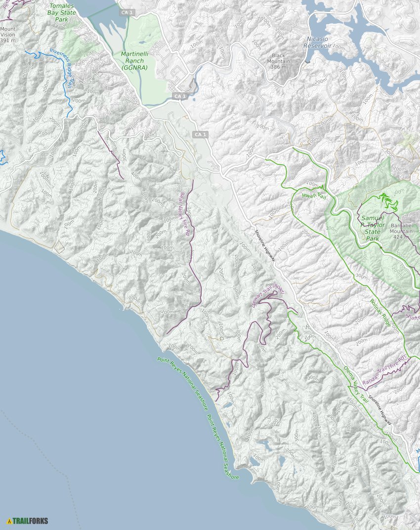 Point Reyes National Seashore Mountain Biking Trails | Trailforks