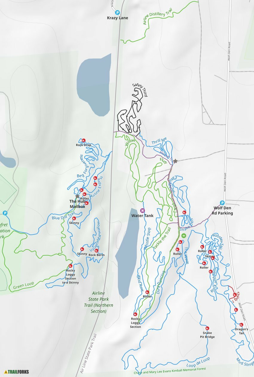 Pomfret Forest, Pomfret Mountain Biking Trails Trailforks