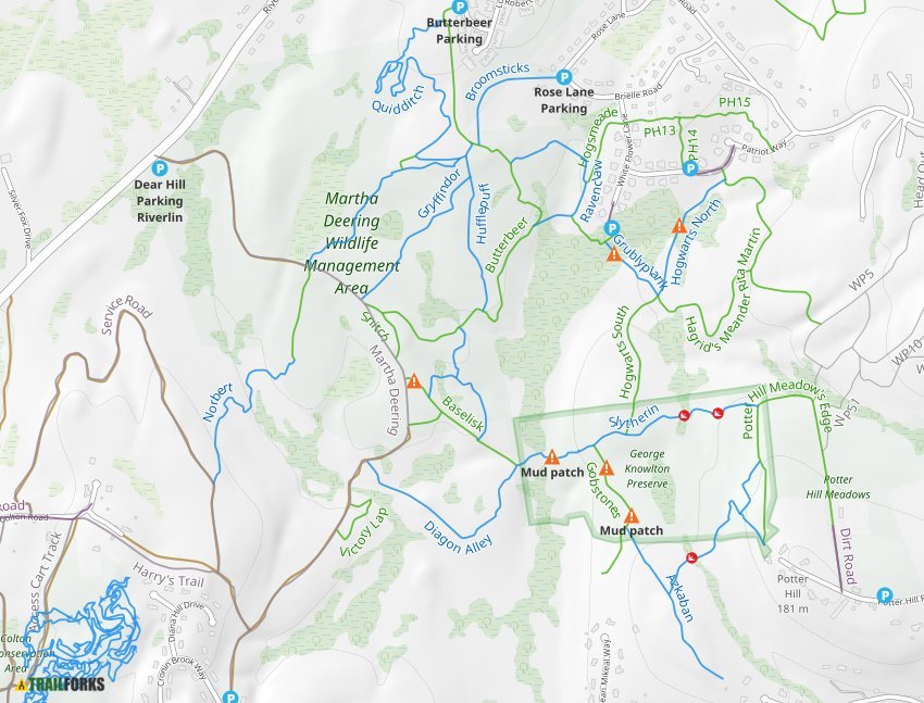 Potter Hill Trails, Grafton Mountain Biking Trails | Trailforks