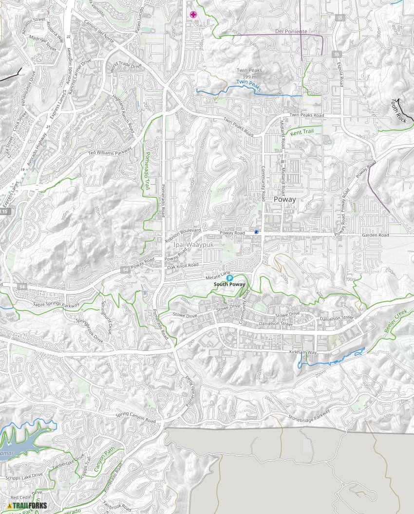 Poway, California Mountain Biking Trails | Trailforks