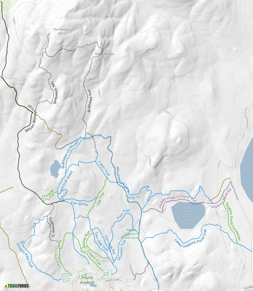 Proctor Academy Trails Mountain Biking Trails Trailforks