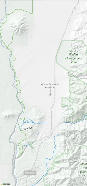 Questa New Mexico Mountain Biking Trails Trailforks   Questa Trail Map 