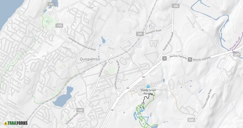 Map Of Quispamsis Nb Quispamsis, New Brunswick Mountain Biking Trails | Trailforks