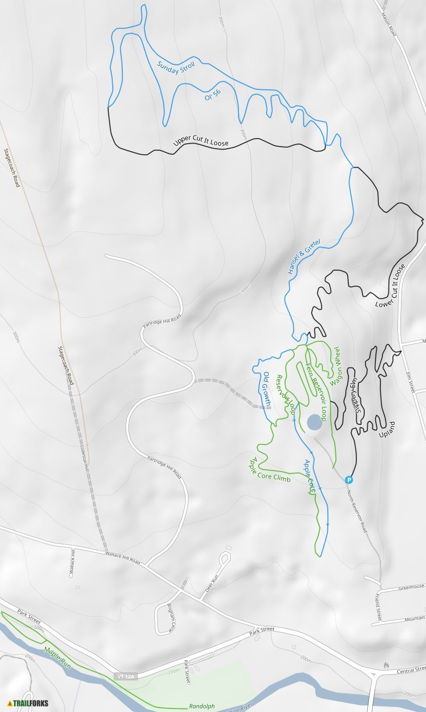 Randolph Trails, Randolph Mountain Biking Trails Trailforks