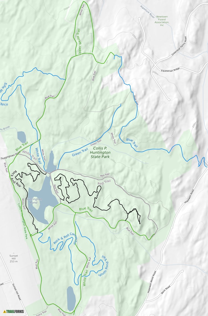 Redding, Connecticut Mountain Biking Trails Trailforks