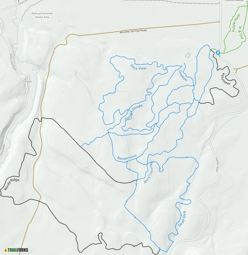 Rendezvous Ski Trails Map Rendezvous Trails, West Yellowstone Mountain Biking Trails | Trailforks