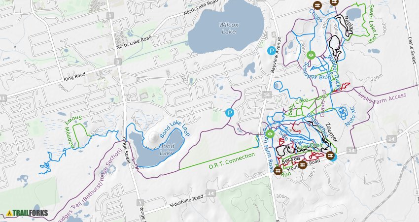 Richmond Bike Trail Map Richmond Hill, Ontario Mountain Biking Trails | Trailforks