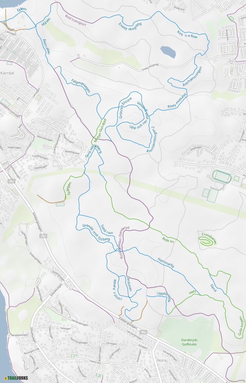 Rinkebyskogen, Danderyd Mountain Biking Trails | Trailforks