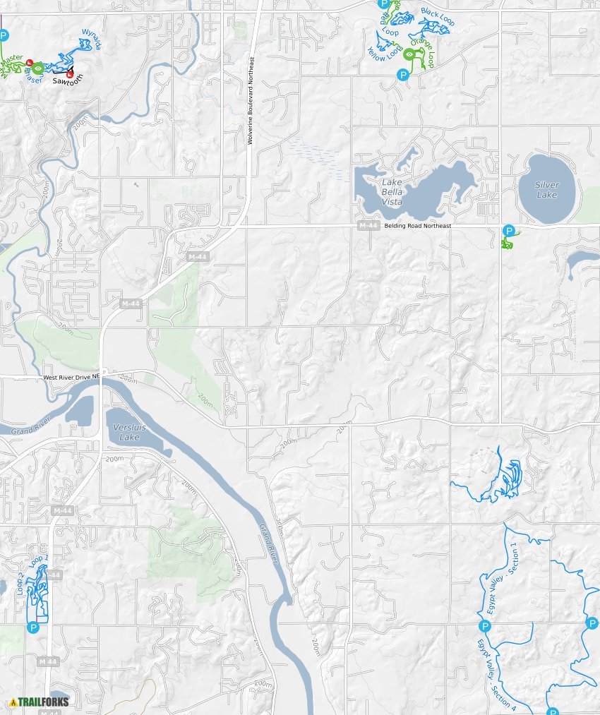 Rockford, Michigan Mountain Biking Trails Trailforks
