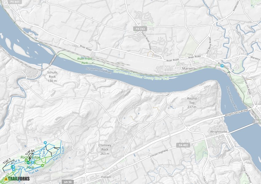 Rocky Ridge Trail Map Rocky Ridge County Park, York Mountain Biking Trails | Trailforks