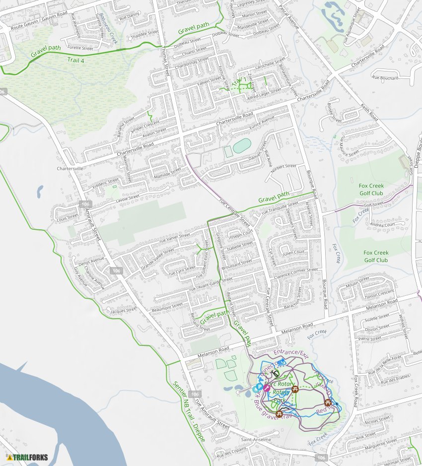 Rotary Park Trail Map Dieppe Rotary Park Mountain Biking Trails | Trailforks