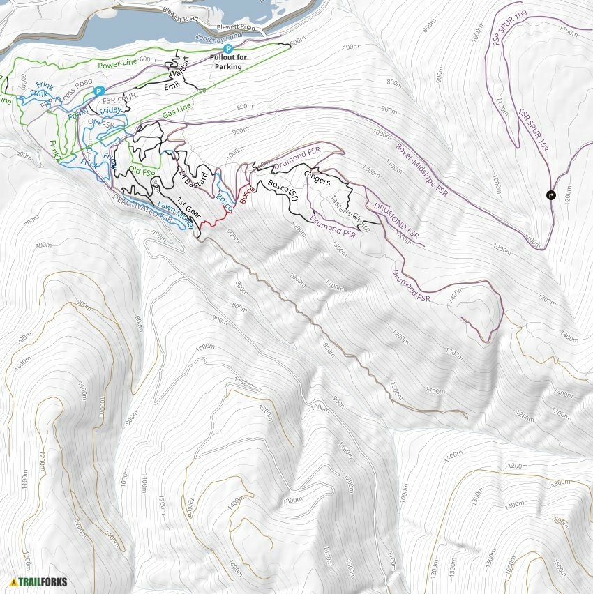 Rover Creek, Nelson Mountain Biking Trails | Trailforks