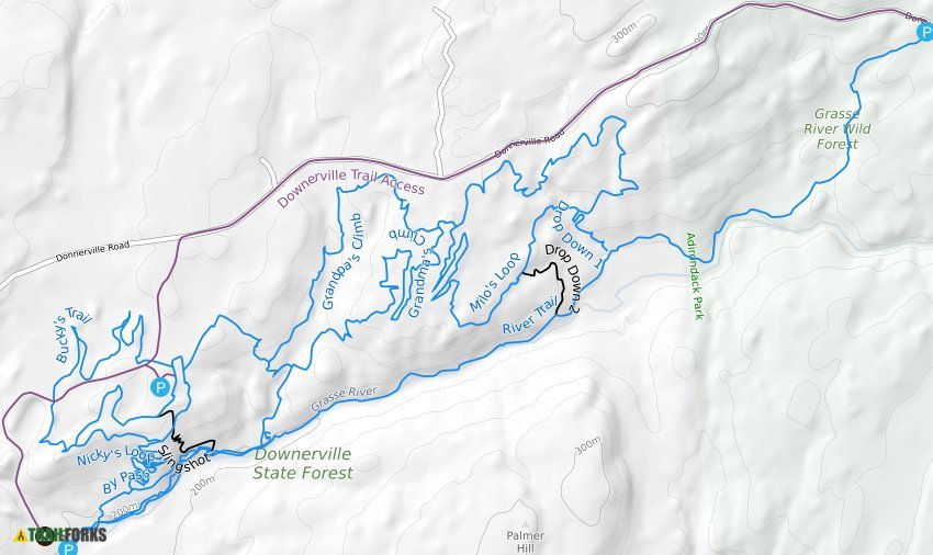 Post Canyon Trail Map Russell, New York Mountain Biking Trails | Trailforks