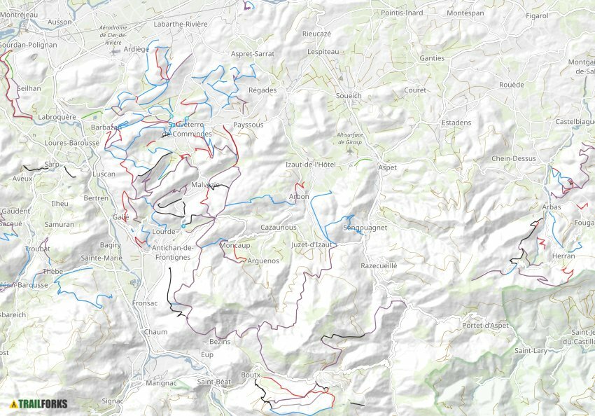 Saint Gaudens, France Mountain Biking Trails Trailforks