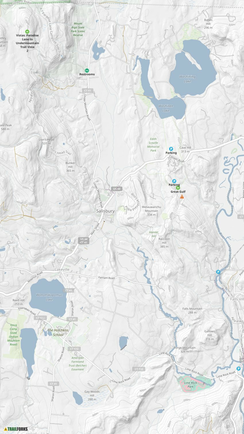 Salisbury, Connecticut Mountain Biking Trails Trailforks