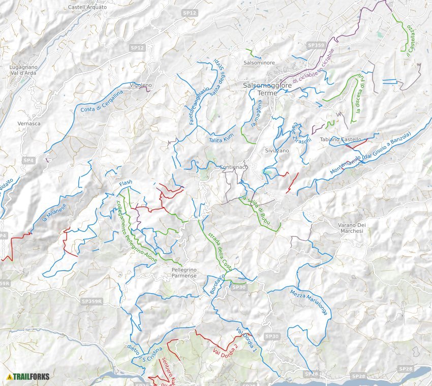 Salsomaggiore Terme, Italy Mountain Biking Trails | Trailforks