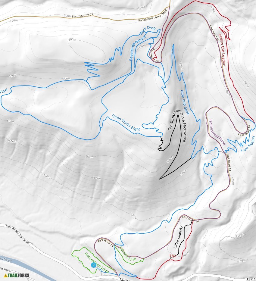 Sandy Ridge Trail Map Sandy Ridge Mountain Biking Trails | Trailforks