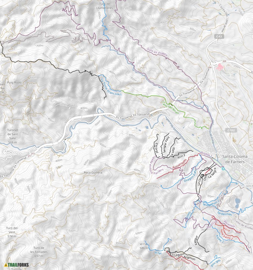 Santa Coloma de Farners, Spain Mountain Biking Trails | Trailforks