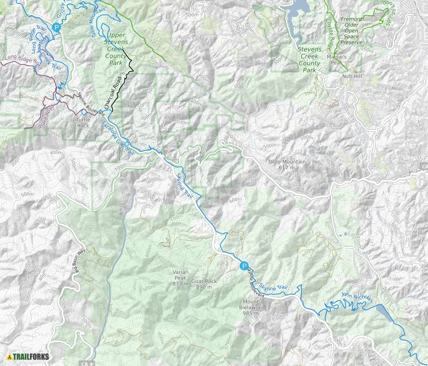 Saratoga Gap Open Space Preserve Mountain Biking Trails | Trailforks