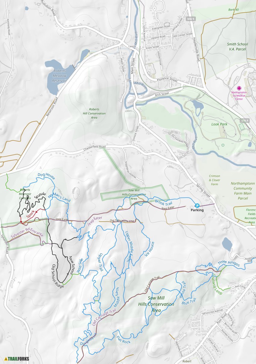 Sawmill Hills Mountain Biking Trails Trailforks