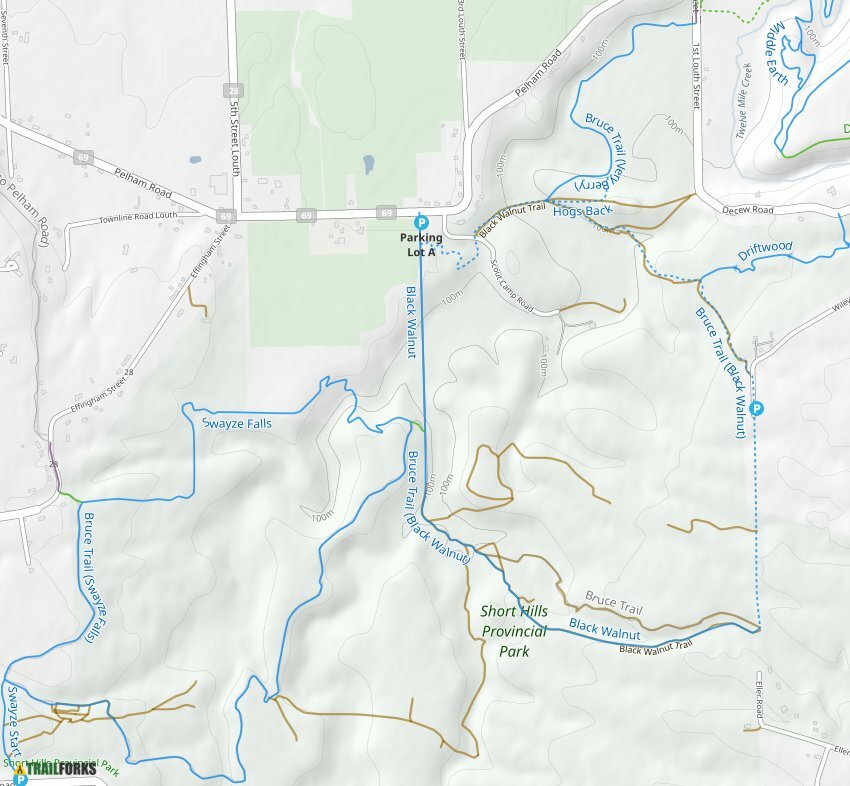 Short Hills Provincial Park Mountain Biking Trails Trailforks