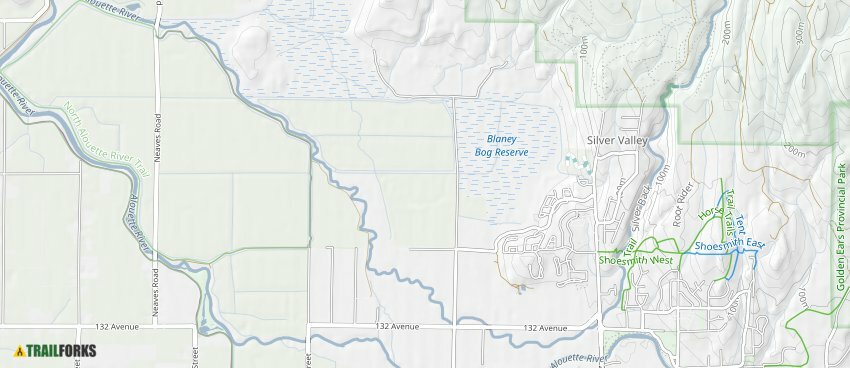 Street Map Of Maple Ridge Bc Silver Valley, Maple Ridge Mountain Biking Trails | Trailforks