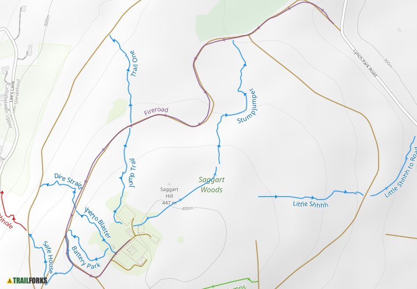Slade Valley, Dublin Mountain Biking Trails Trailforks