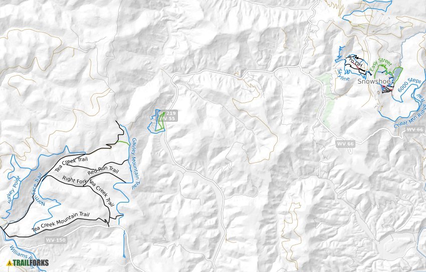 snowshoe mountain bike trail map