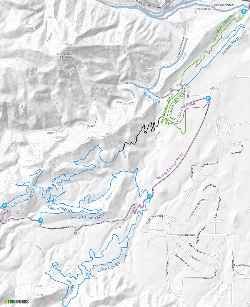 South Cañon Mountain Biking Trails | Trailforks