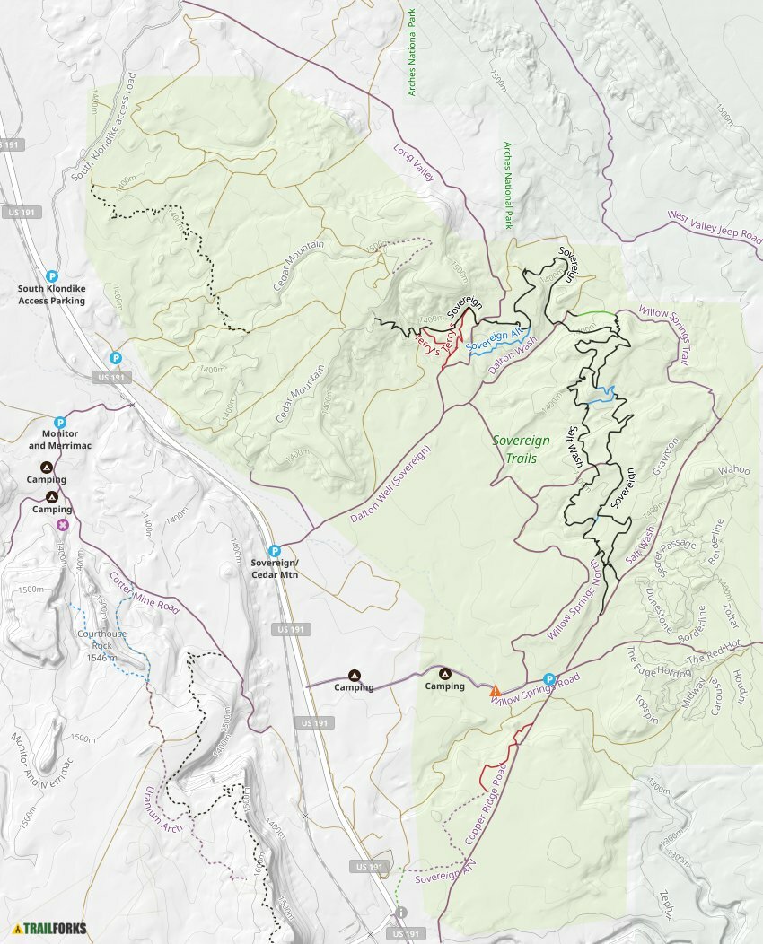 Sovereign Trail System Mountain Biking Trails | Trailforks