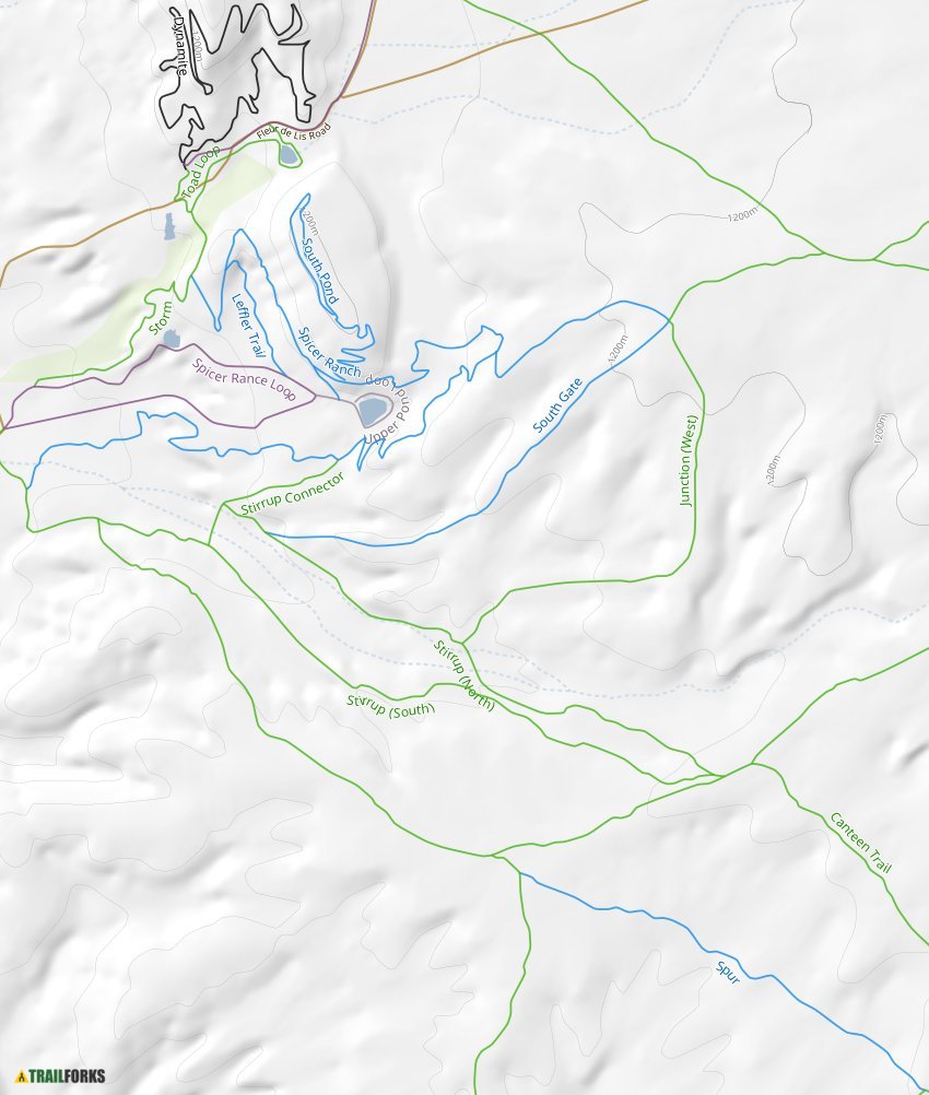 Spicer Ranch Mountain Biking Trails Trailforks