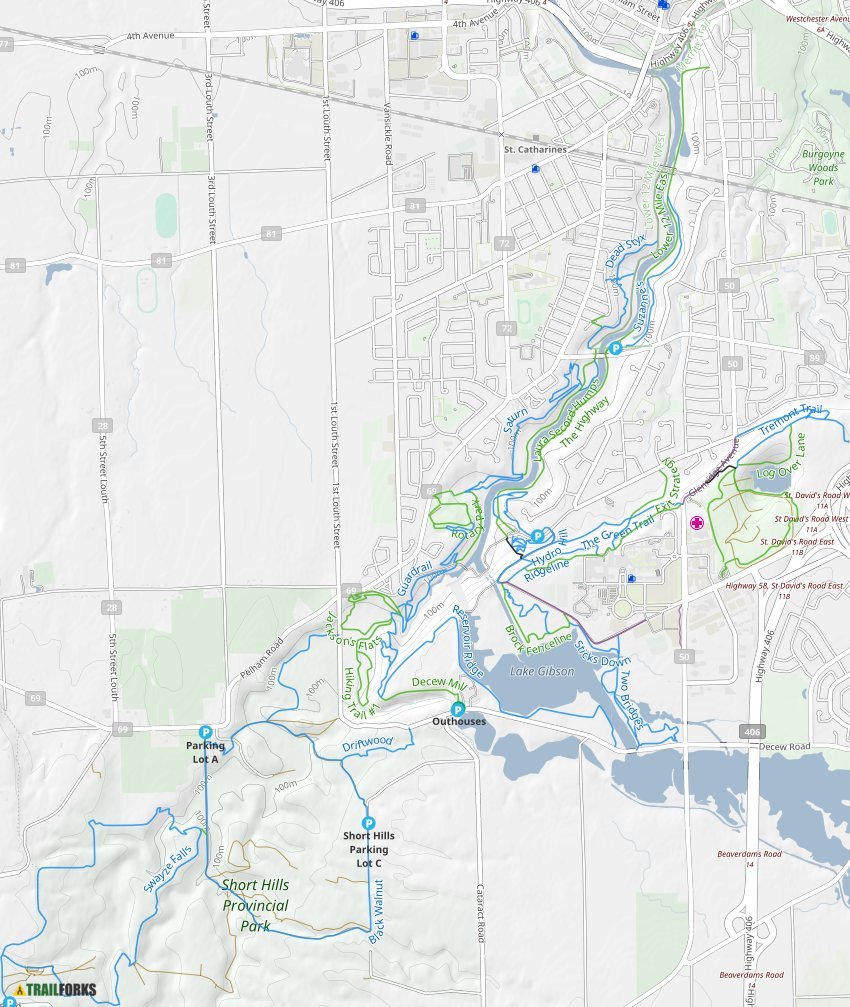 St. Catharines, Ontario Mountain Biking Trails Trailforks