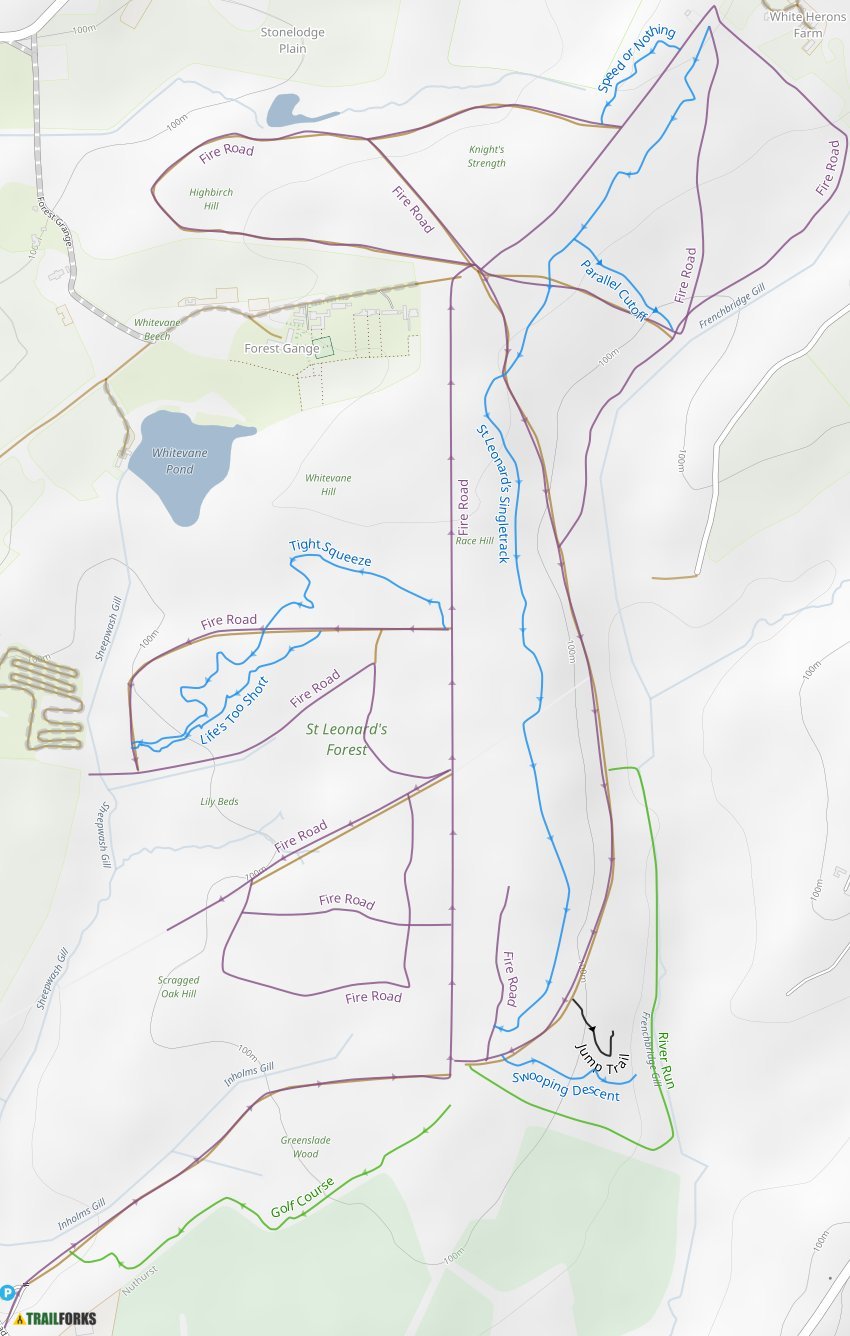St Leonards Forest Mountain Biking Trails Trailforks