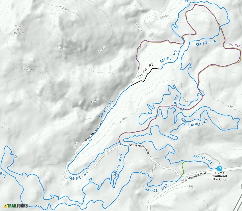 Storm Mountain Trails Mountain Biking Trails Trailforks